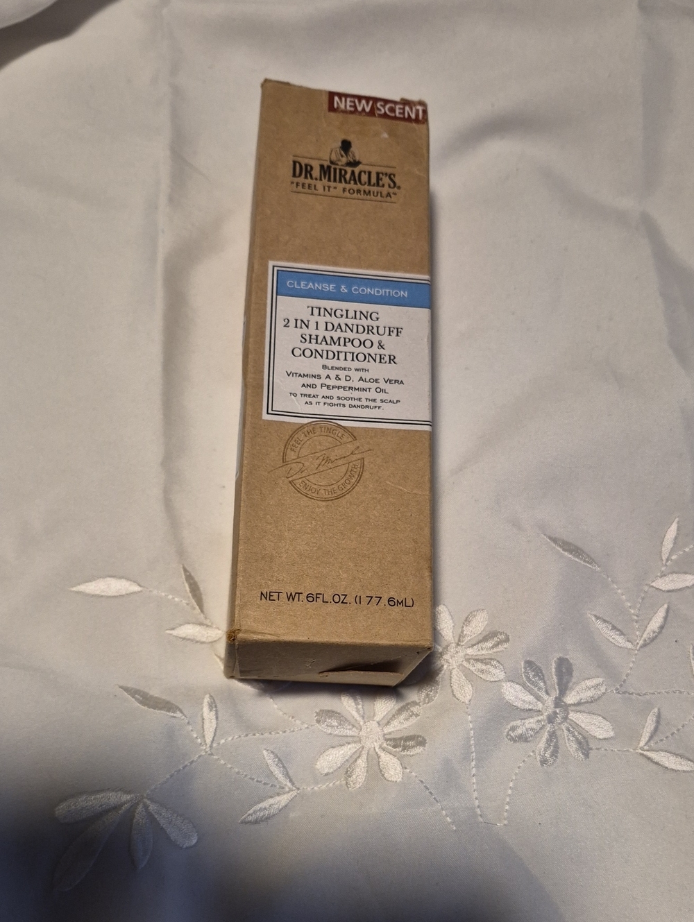 Dr. Miracle's Tingling 2-in-1 Dandruff Shampoo & Conditioner 6 FL. OZ